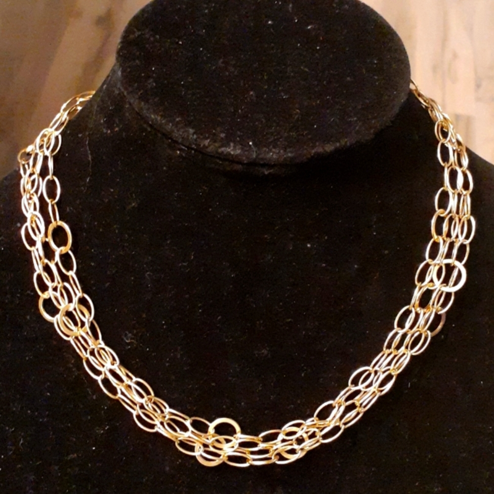 14K YELLOW GOLD  72 INCHES  LINK NECKLACE CHAIN NWT
